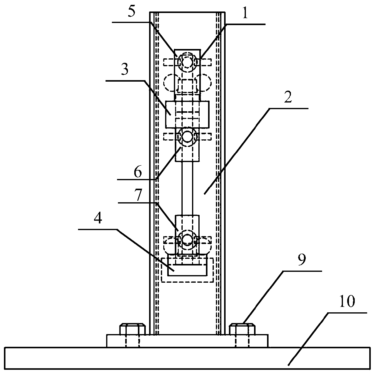 Adjustable clamping device for vibration experiment of single-side fixed annular structure
