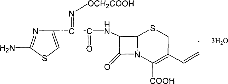 Crystallization method of cefixime