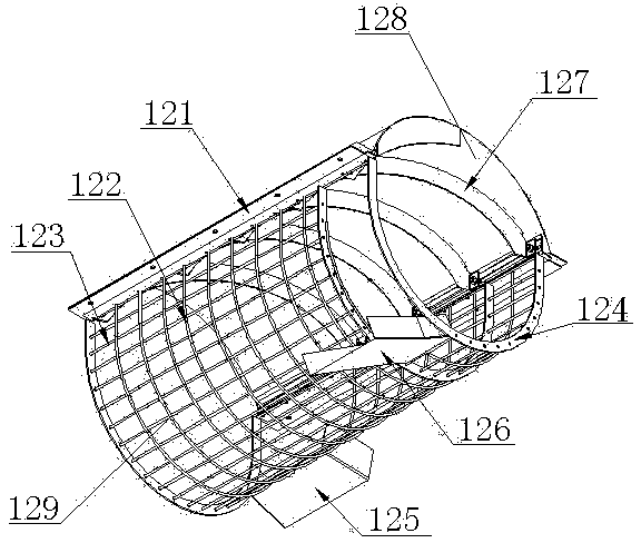 Full-feeding type peanut combined harvester