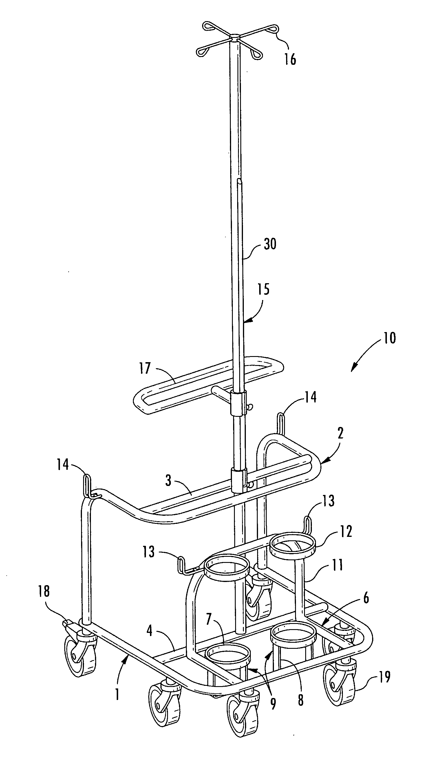 Bedside-ready patient ambulatory device