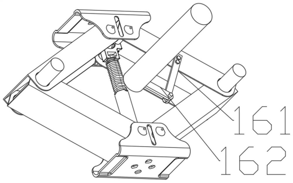 Bridge anti-falling beam device capable of balancing transverse bending moment