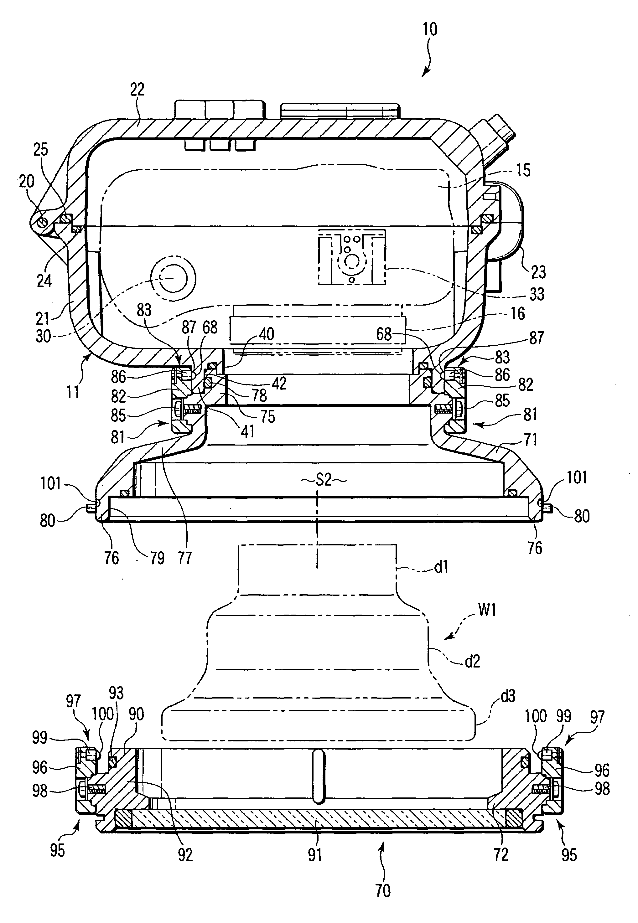 Waterproof protector device and waterproof protector system using the same