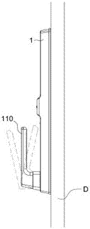 Door lock equipped with pull-push handle