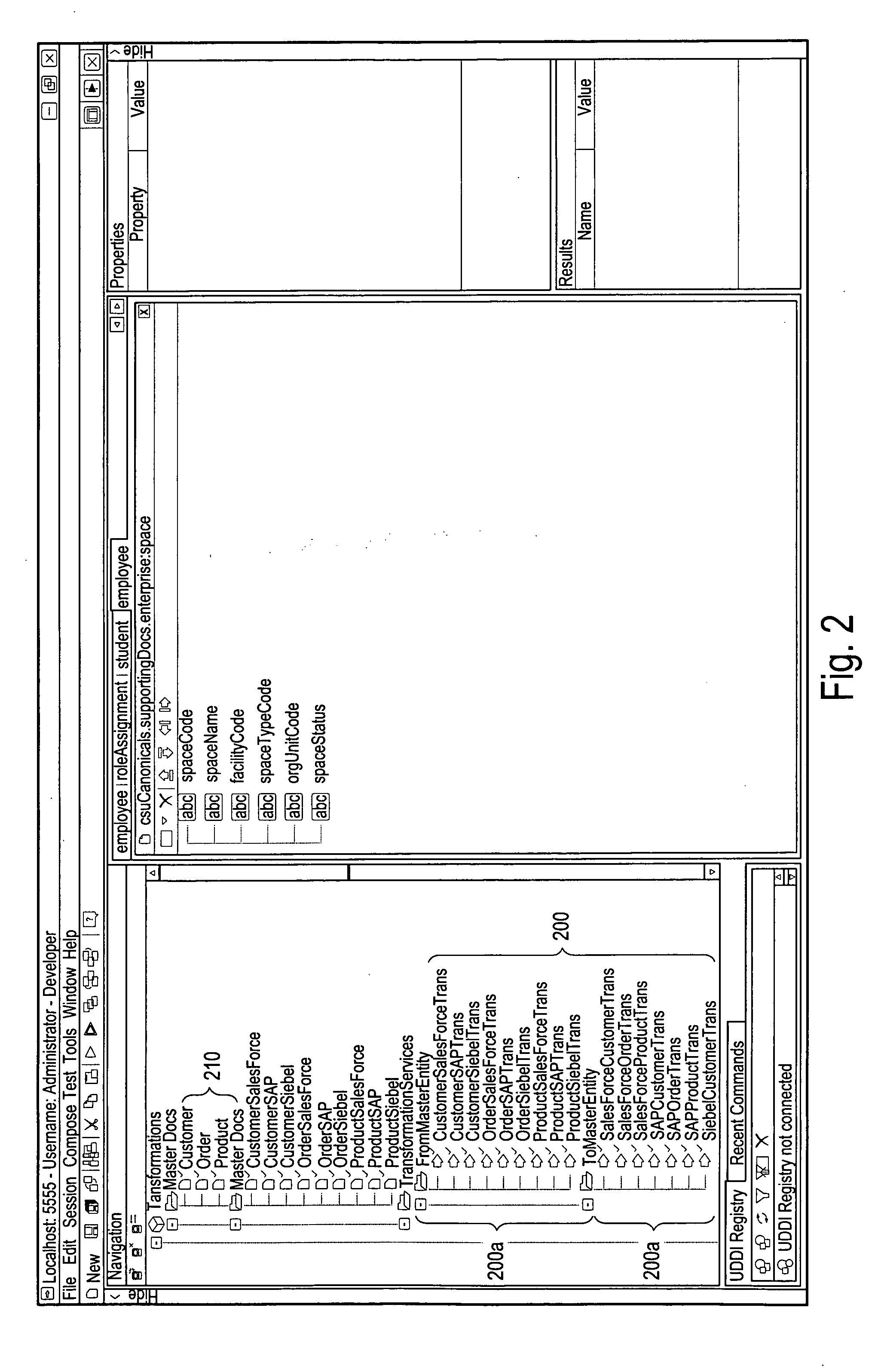 Systems and/or methods for managing transformations in enterprise application integration and/or business processing management environments