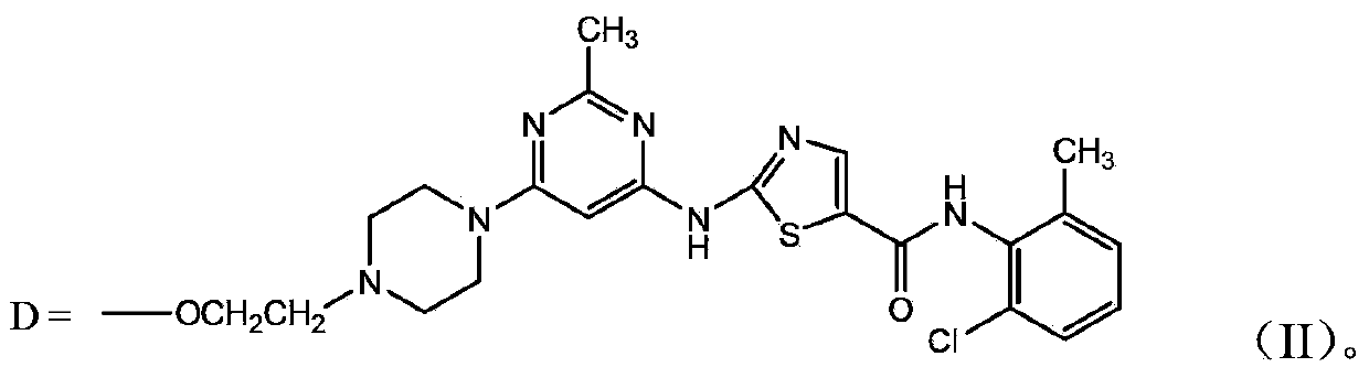 Polyethylene glycol-amino acid oligopeptide-dasatinib conjugate and pharmaceutical composition thereof