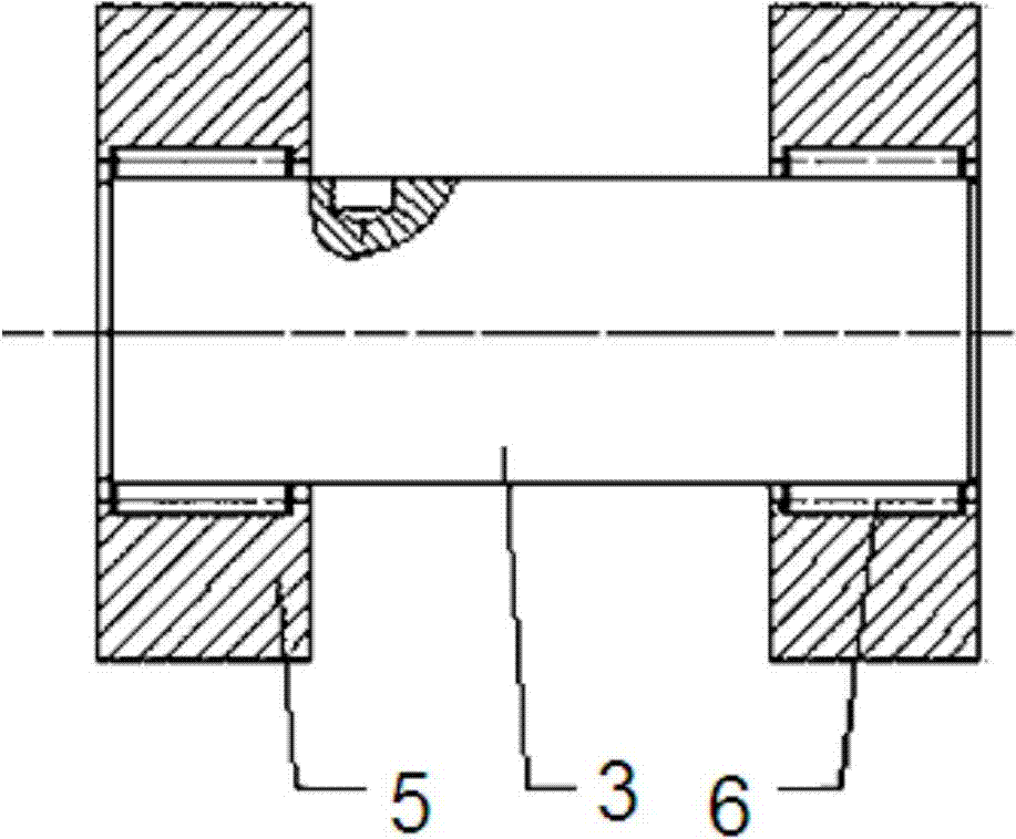 Internal roller of marking machine