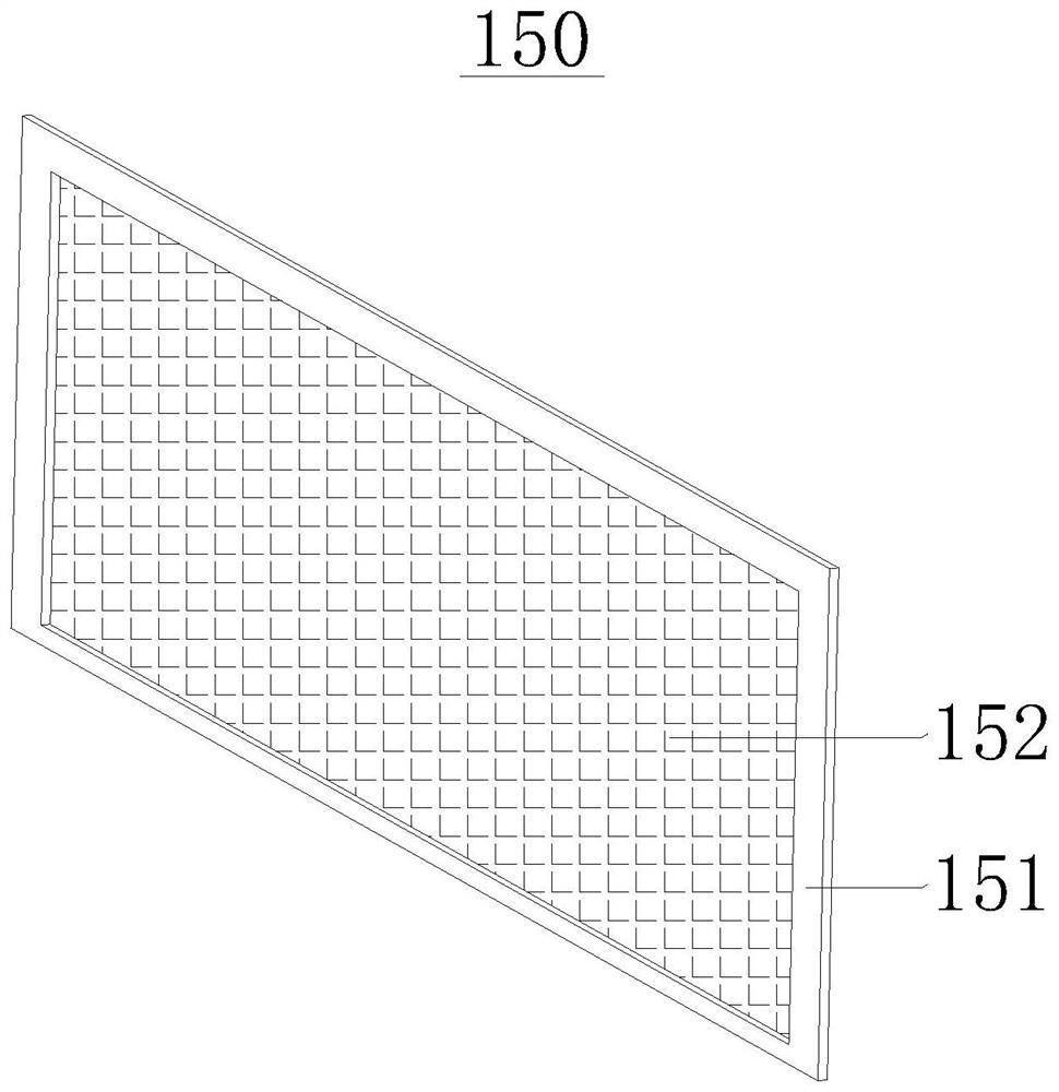 Circulating water emptying and collecting device of closed cooling tower