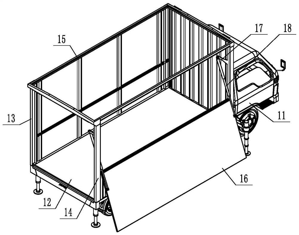 Shared bicycle transport vehicle based on van