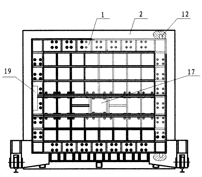 Three-dimensional model testing system of deep mine construction engineering