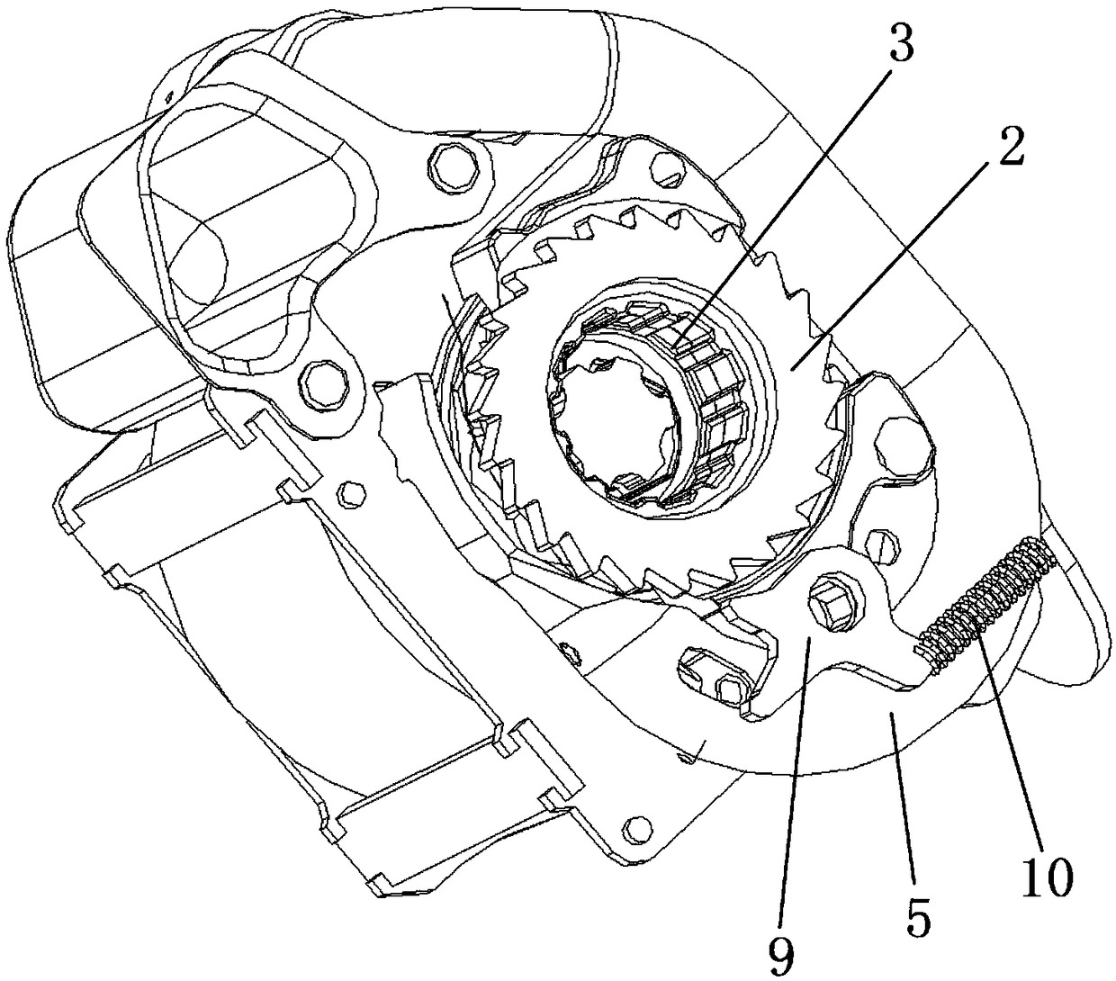 Pre-tightening and force-limiting safety belt and pre-tightening and force-limiting anti-attenuation mechanism thereof