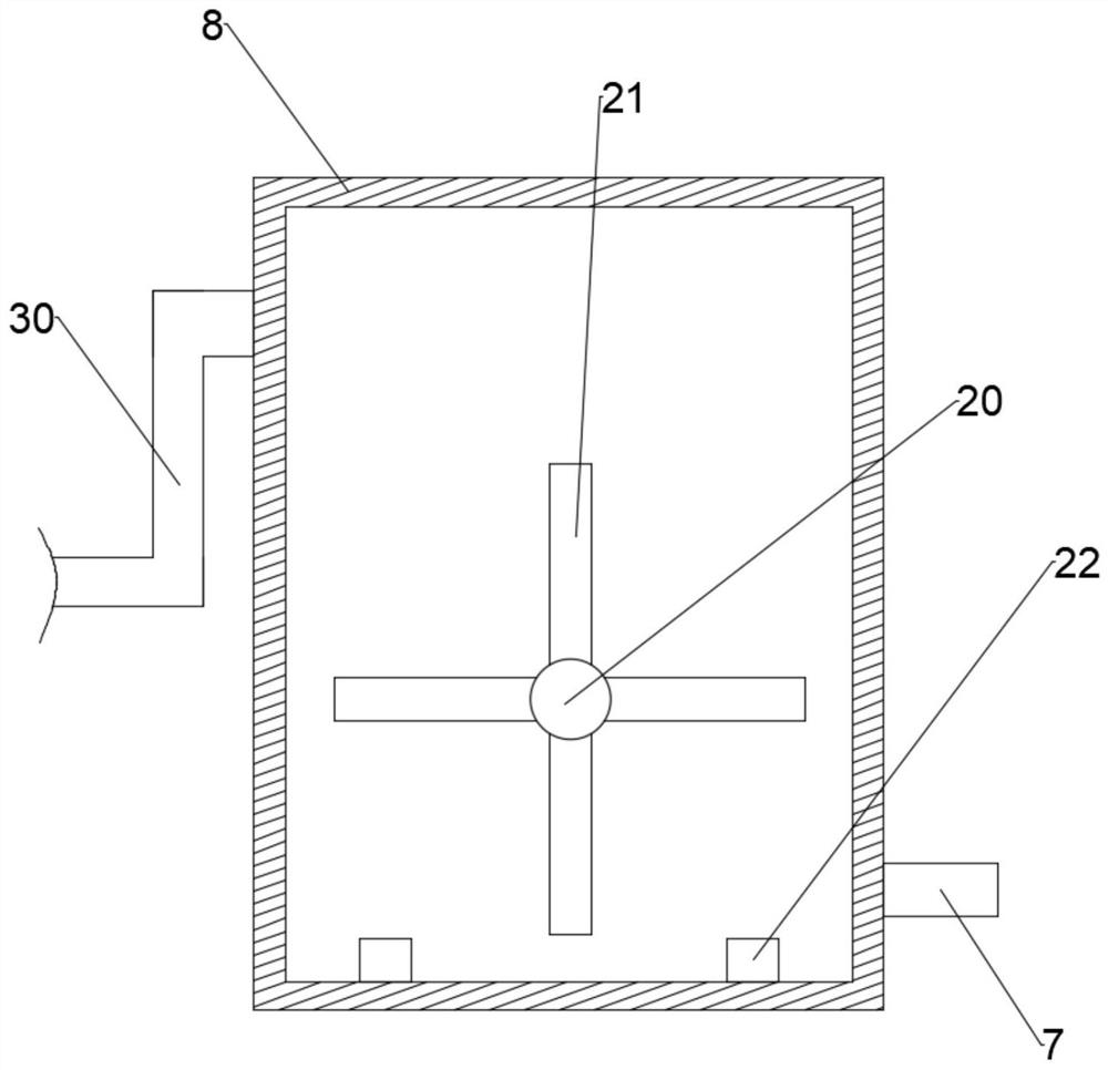 Atmospheric pollution prevention and control device for chemical flue gas