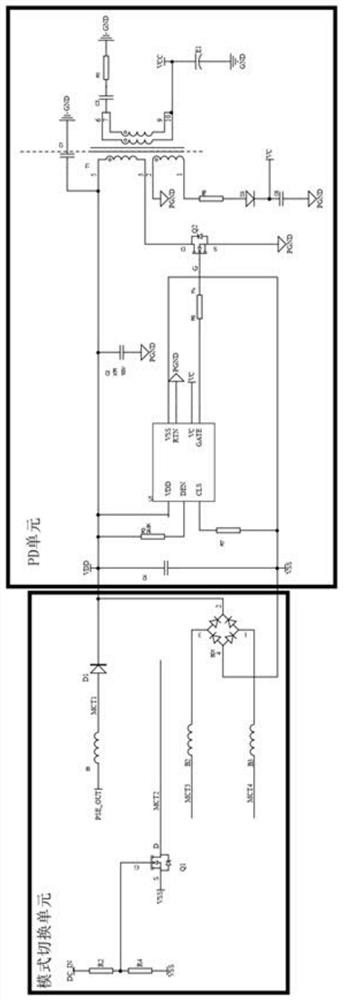 Ethernet power supply device and system