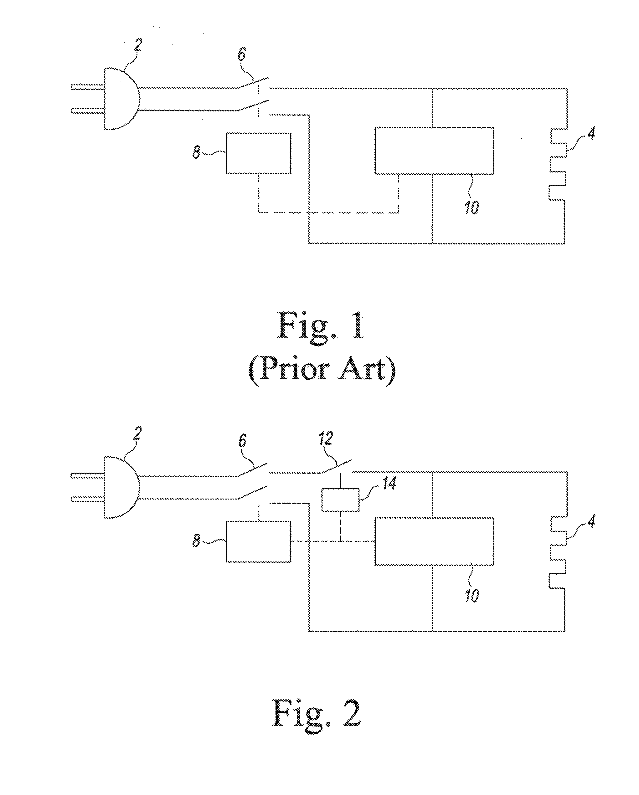 Enhanced safety for electrical appliances such as toasters