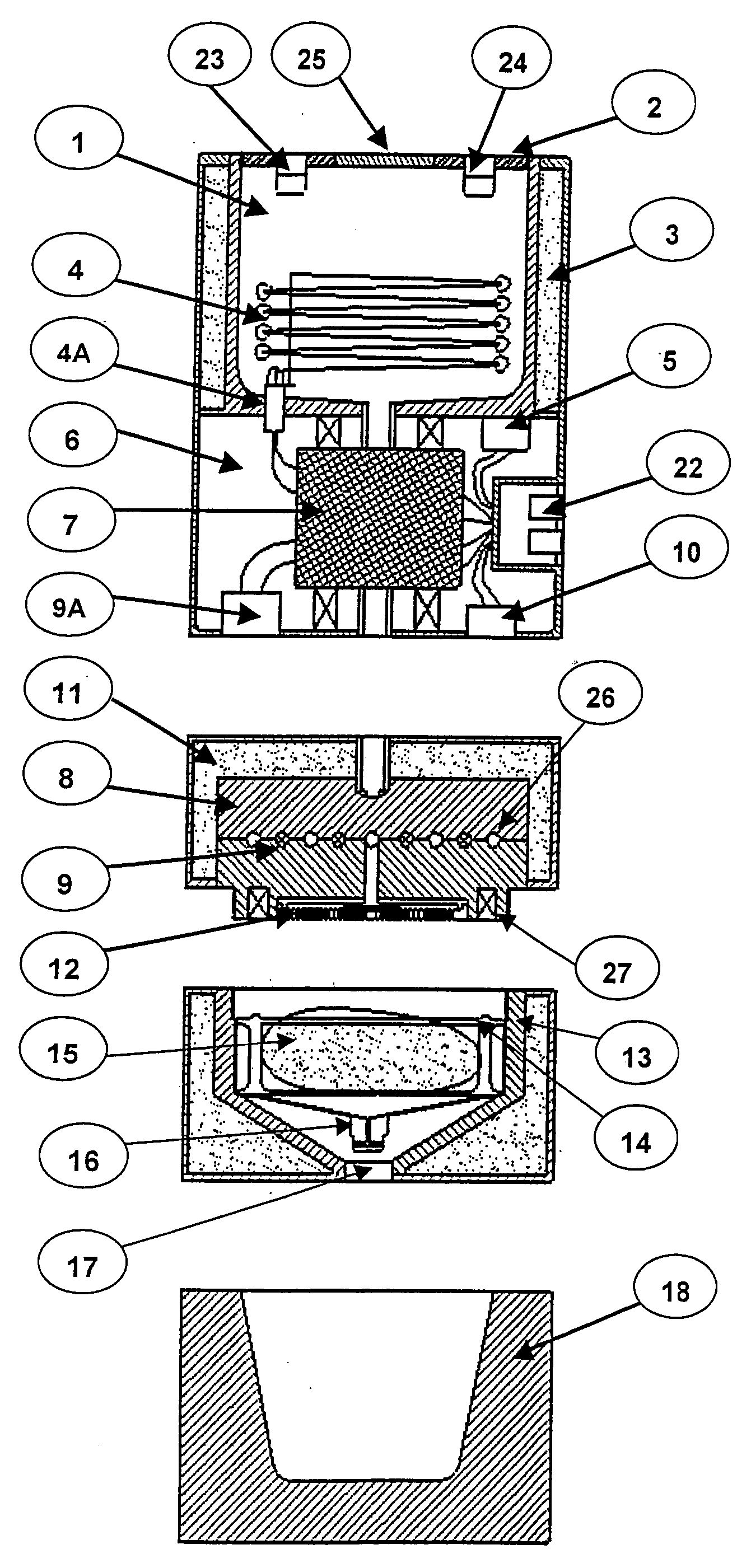 Portable electrical expresso machine