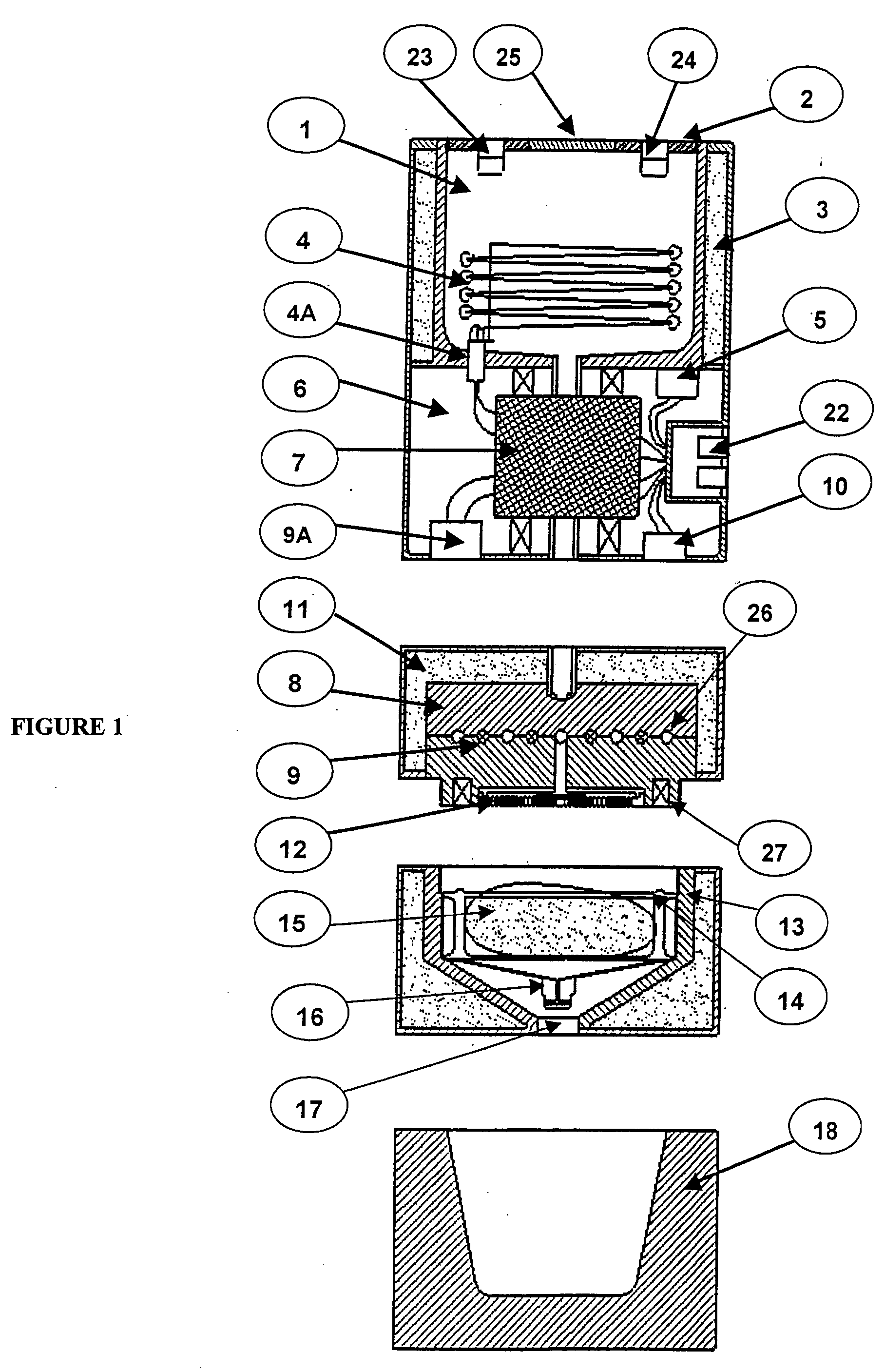 Portable electrical expresso machine