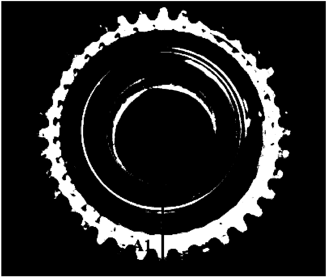 A dry cutting CNC gear hobbing machine tool and a method for compensating thermal deformation errors of workpieces