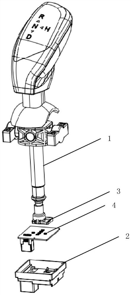 A kind of automobile electronic gear shifter, control method and controller