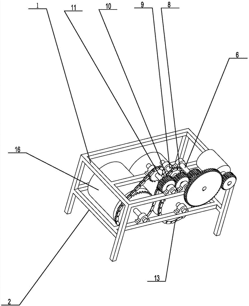 Device for punching melons and fruits