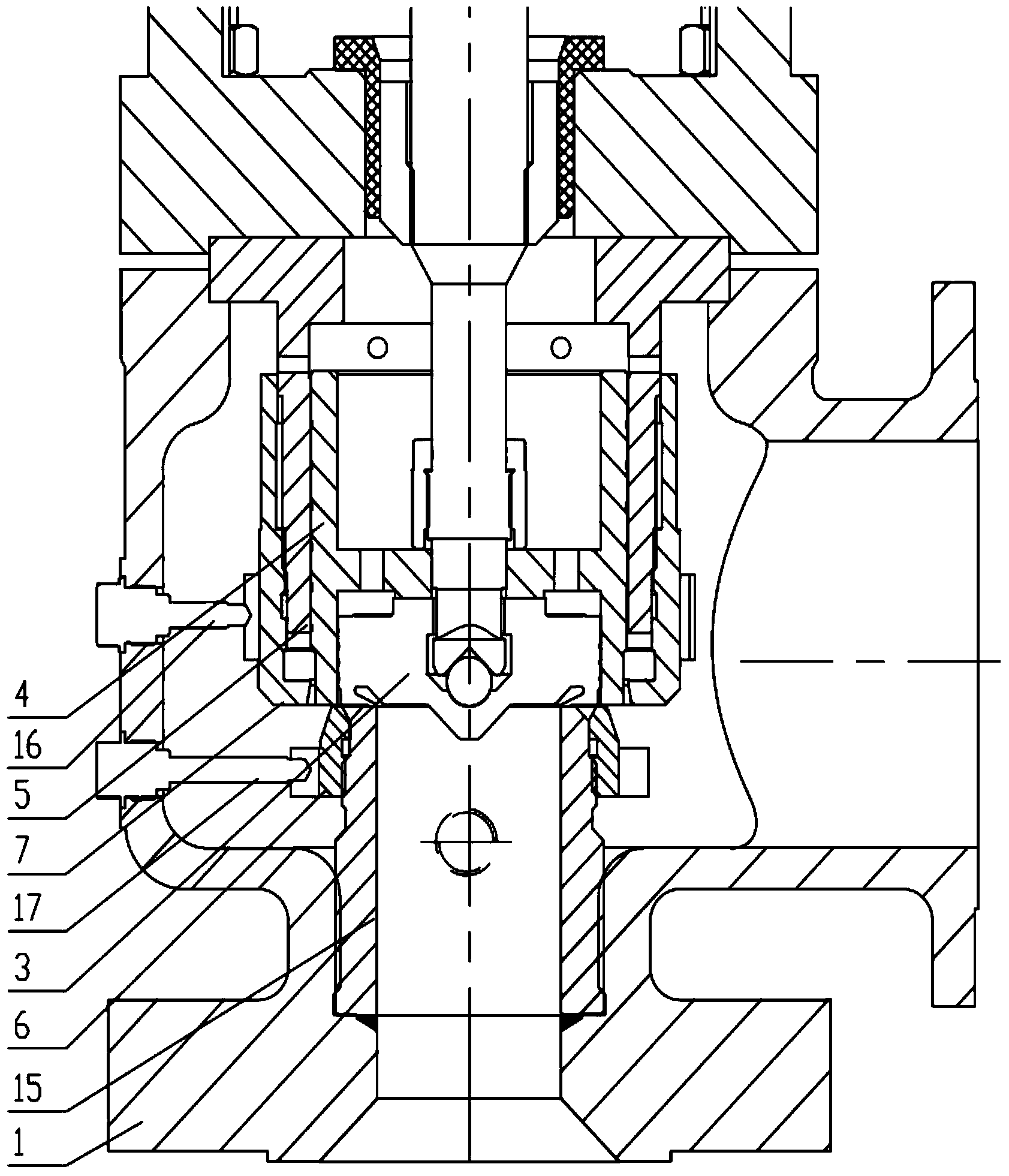 Valve rod sealing type closed backpressure adjusting type steam security valve