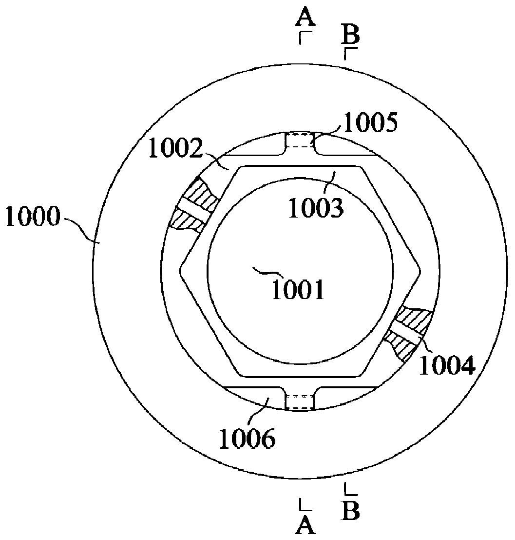 Method for machining stirrer shaft end part sealing ring B