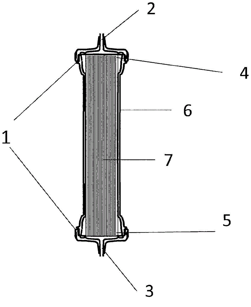 Blood purification column