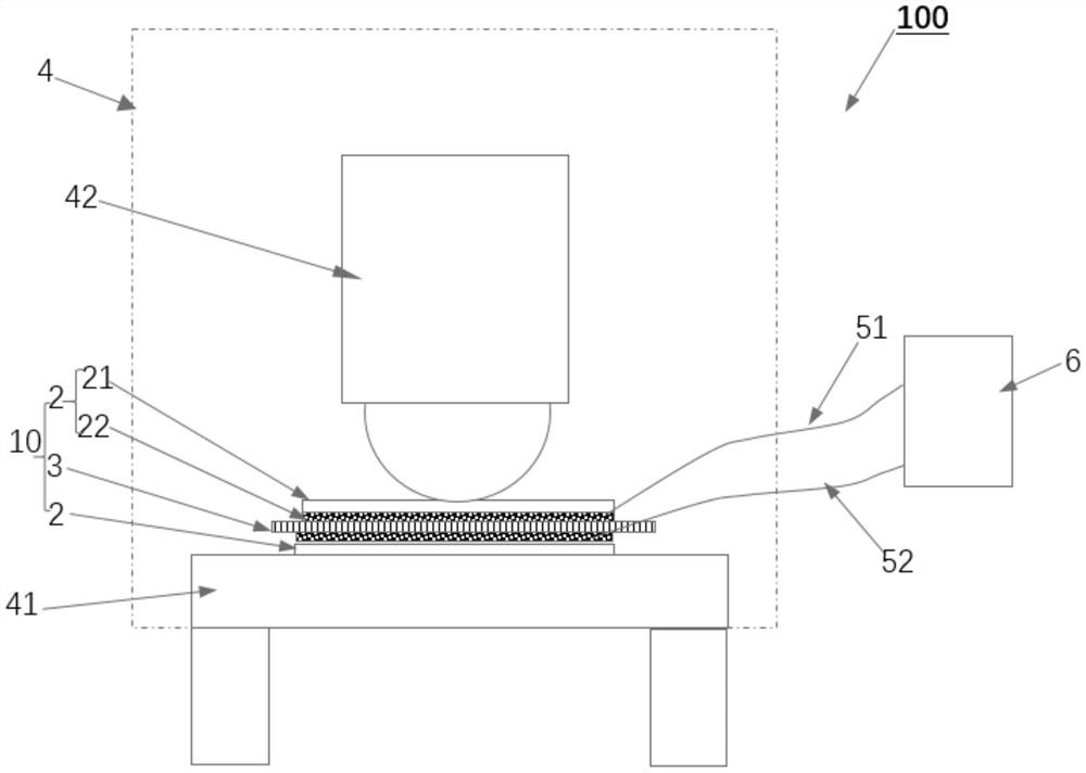 A test method and test combination device for battery separator puncture resistance