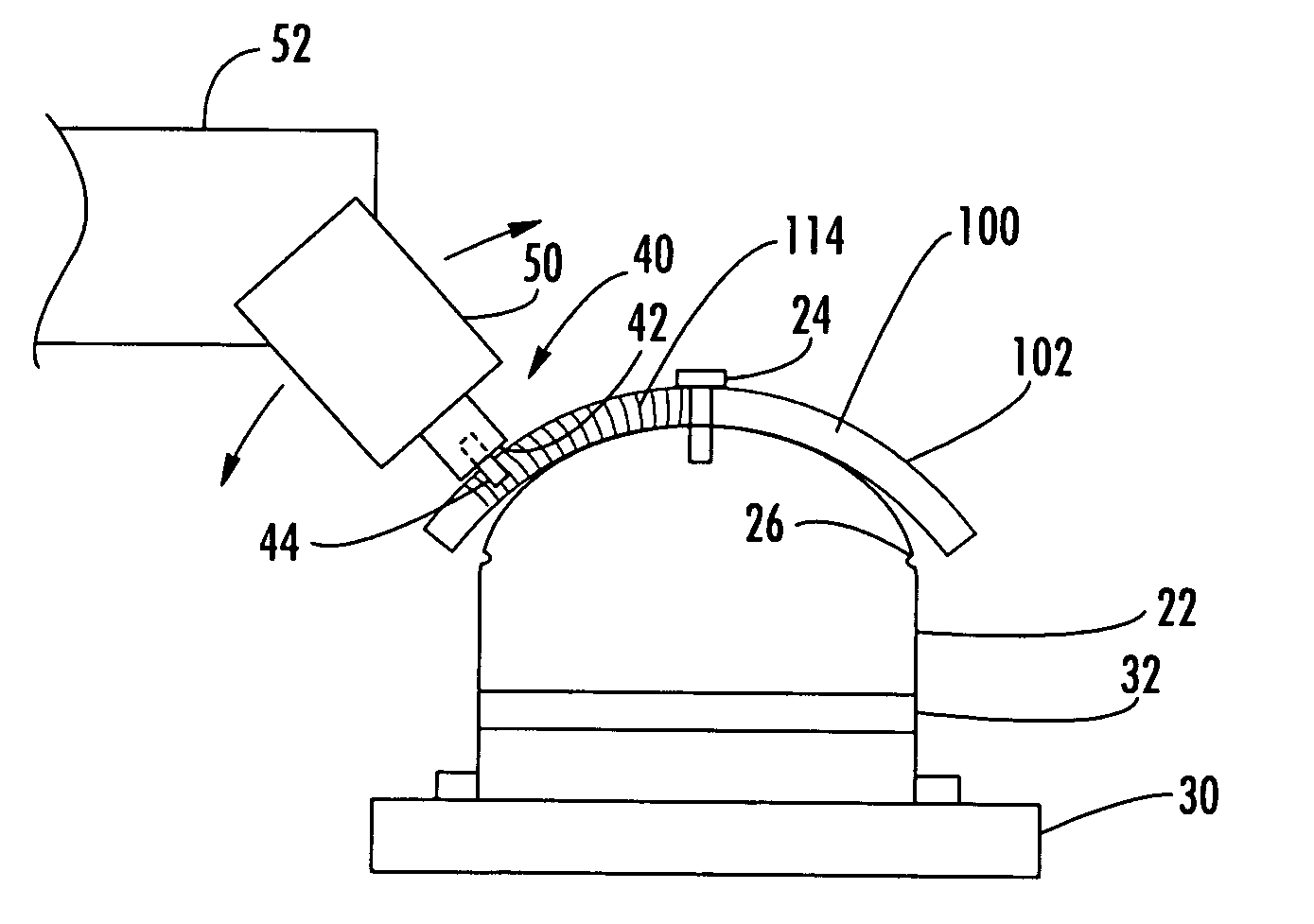 Stir forming apparatus and method