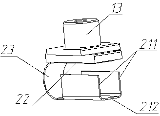 Lithium ion battery and tab and pole connecting pieces thereof