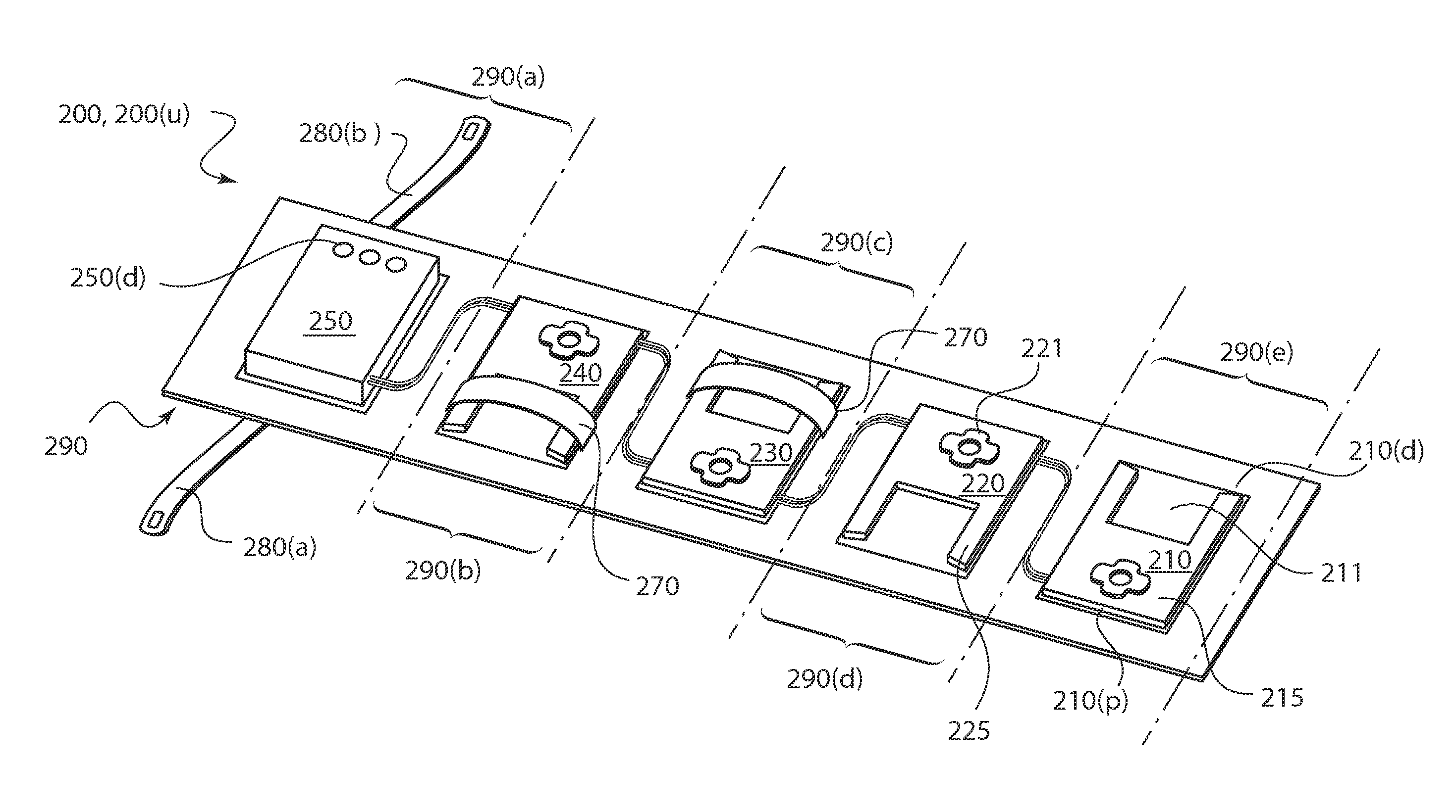 Adapter for foldable battery charger