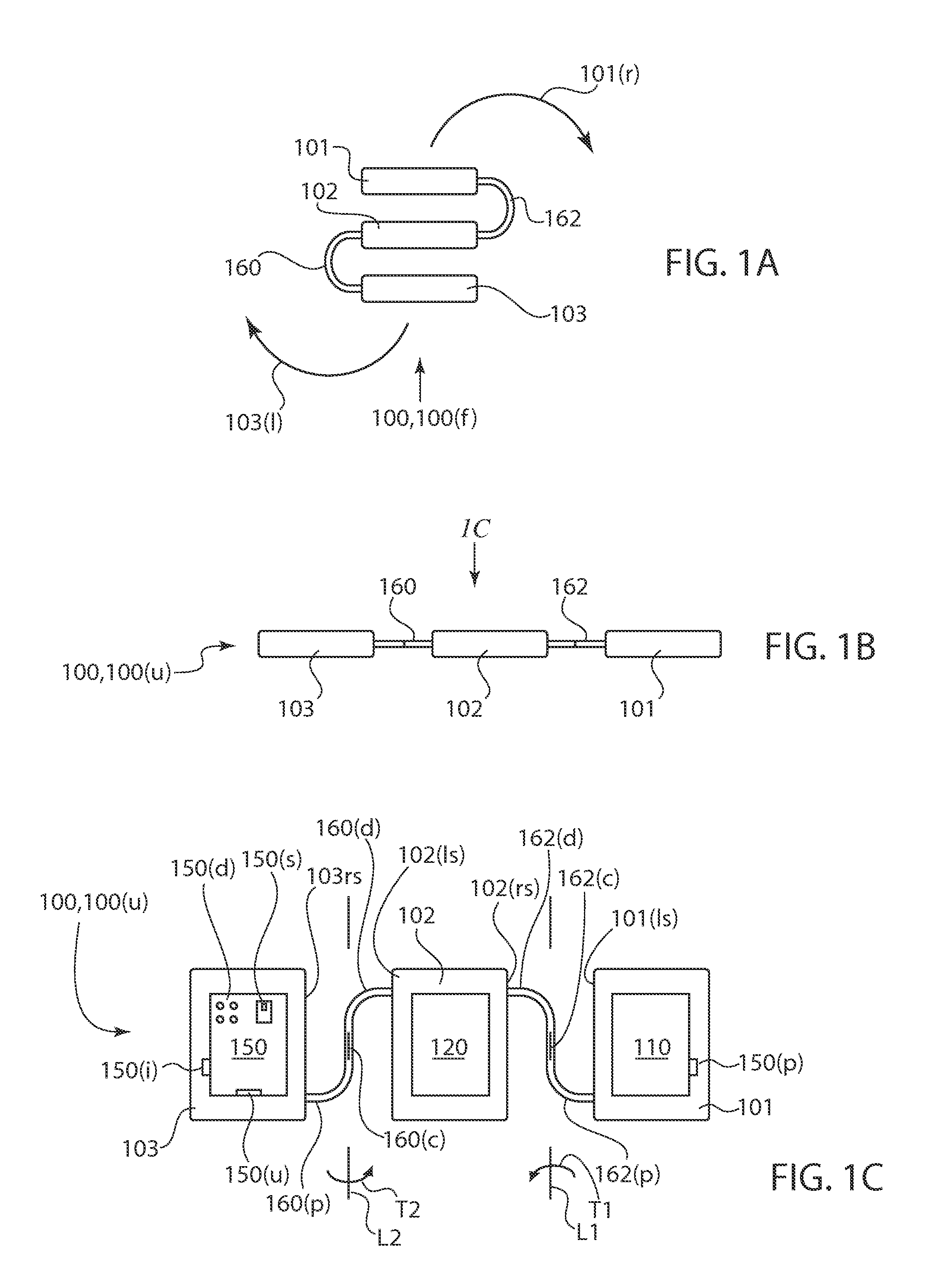 Adapter for foldable battery charger