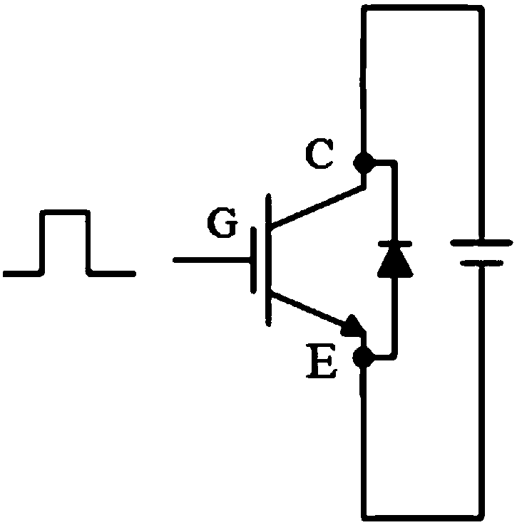 IGBT short-circuit overcurrent detecting circuit