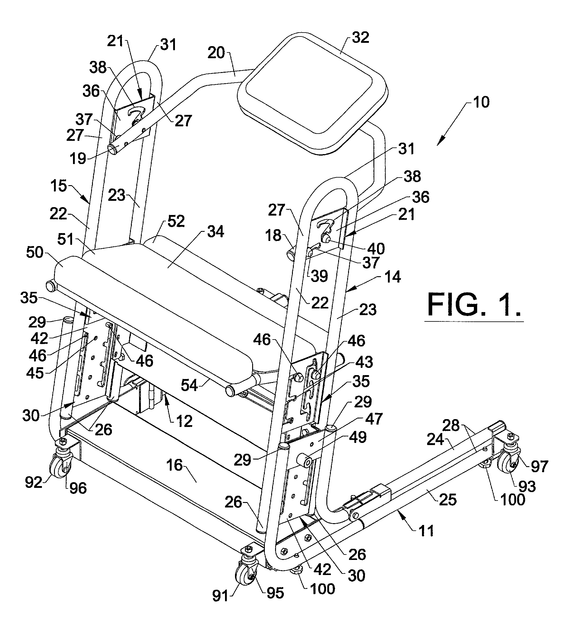 Body support for automotive mechanics