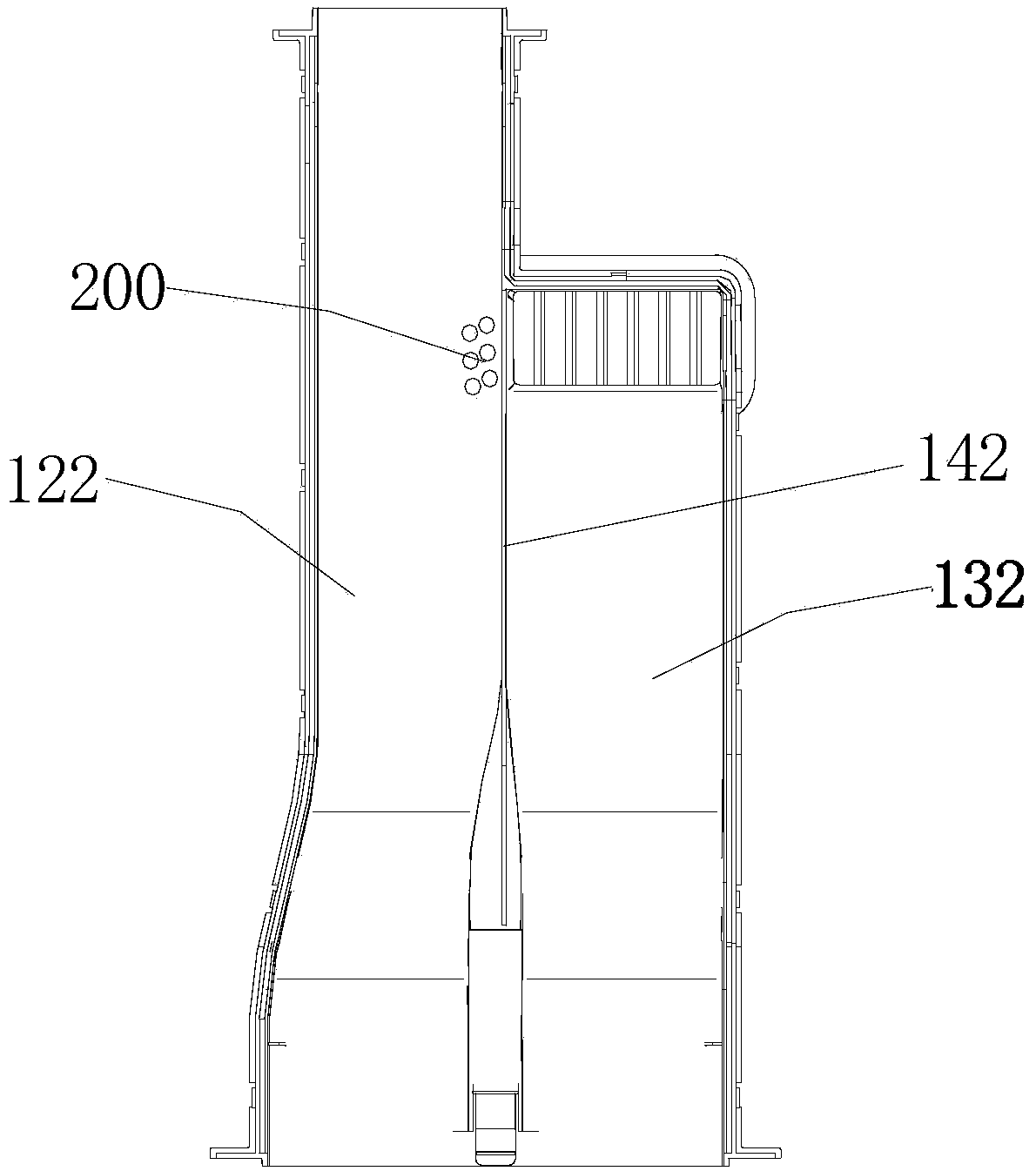 air cooled refrigerator