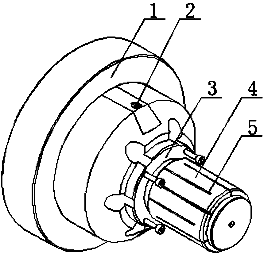 Spline housing rapid clamping connector