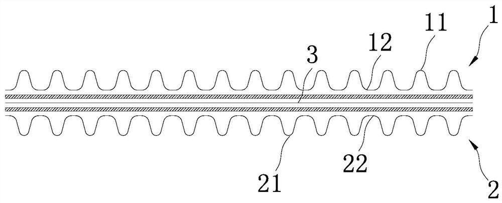 Novel elastic waistline non-woven fabric and forming process thereof