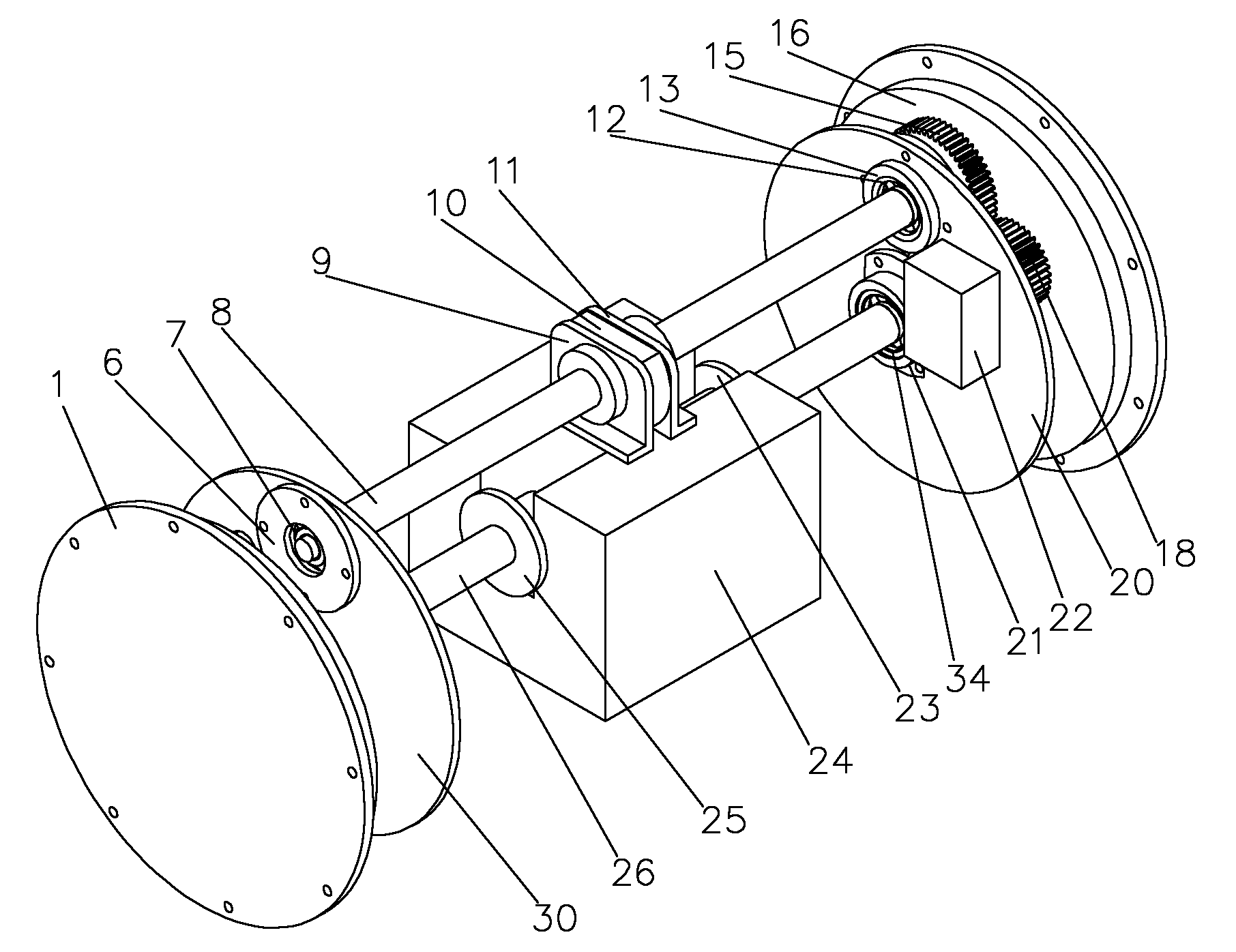 Gravity adjusting device for underwater robot