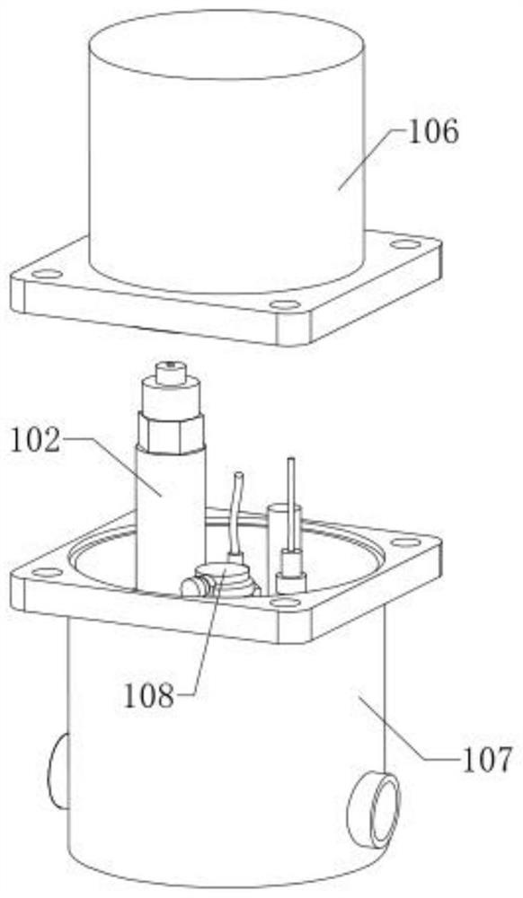 Comprehensive parameter monitoring device and method for water supply pipe network