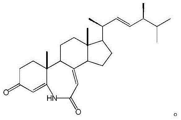 Sterol lactam compound puffball lactam and use thereof in preparation of anticomplement drugs