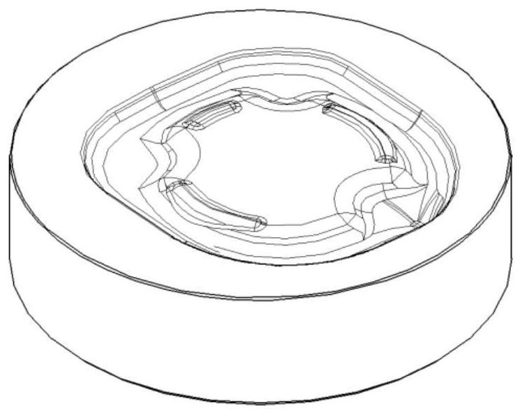 Die forging processing method for titanium alloy frame forgings with variable cross-section