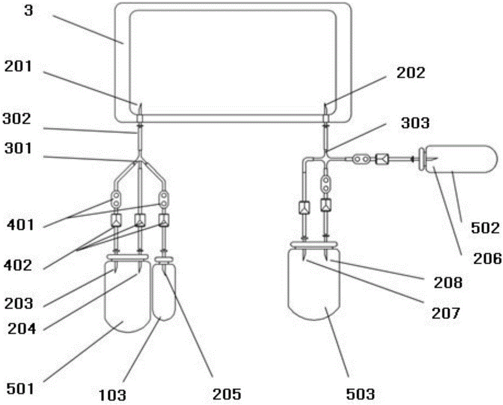 Automatic passage type cell long-term experiment integrated module capable of being used for observing on line in real time