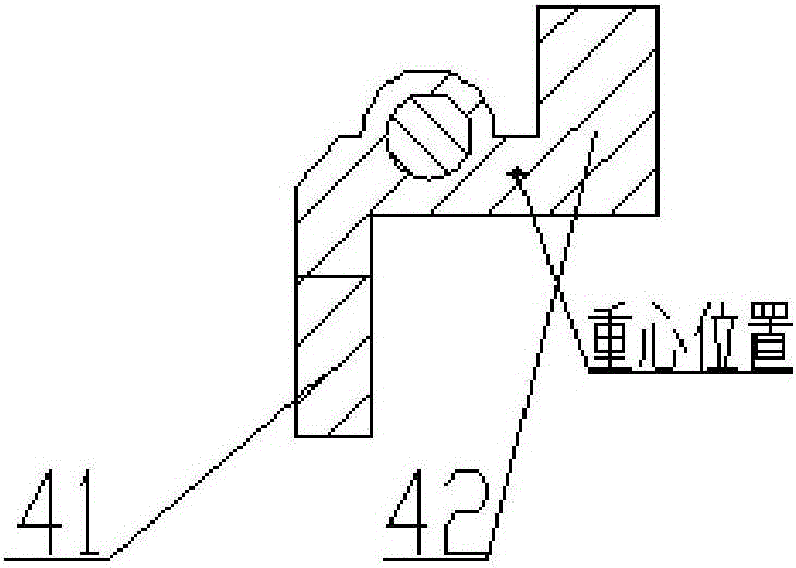 Overturning electromagnet and toothed plate gravity overturning mechanism for stacker crane