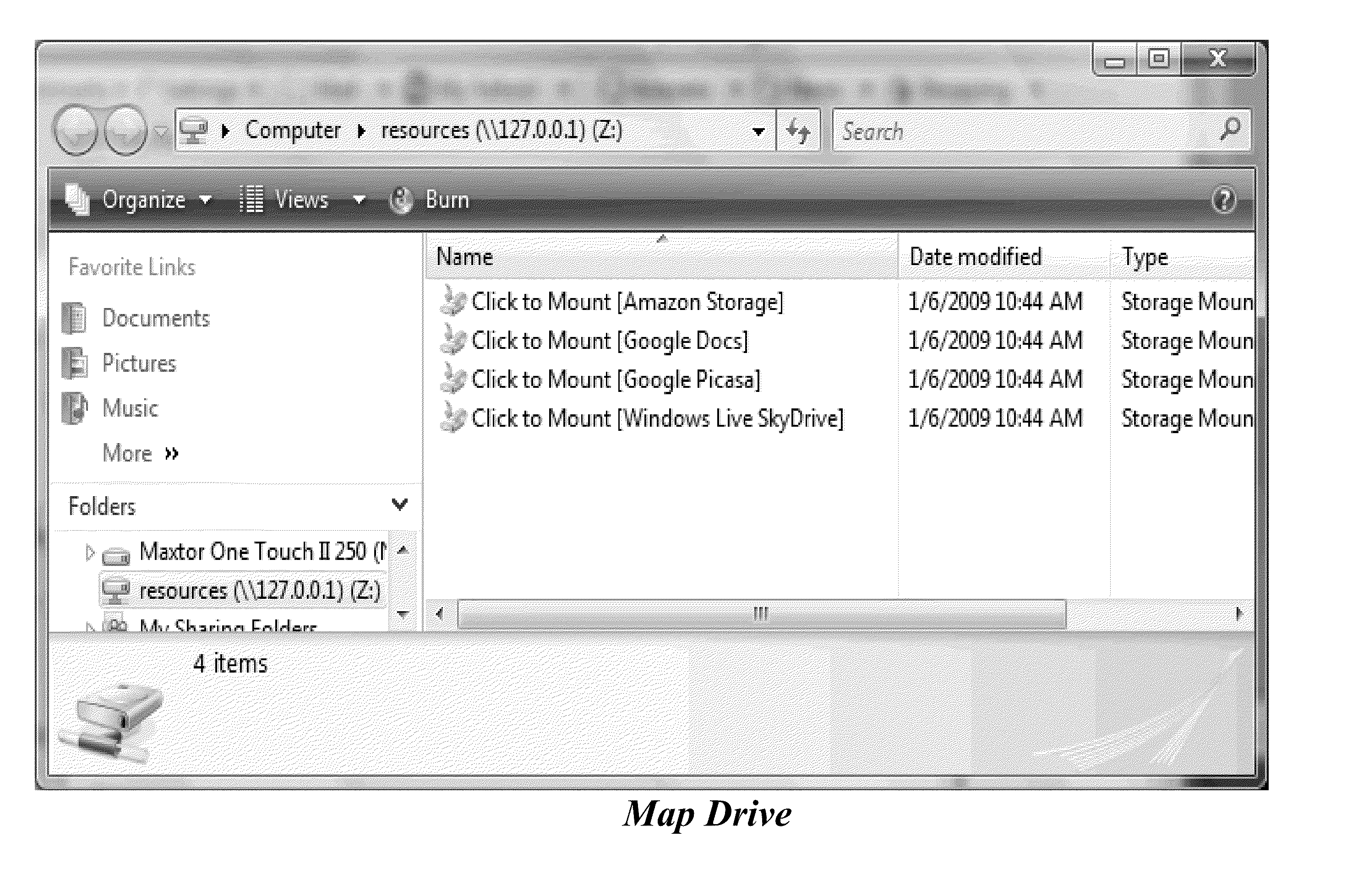 Method for virtualizing internet resources as a virtual computer