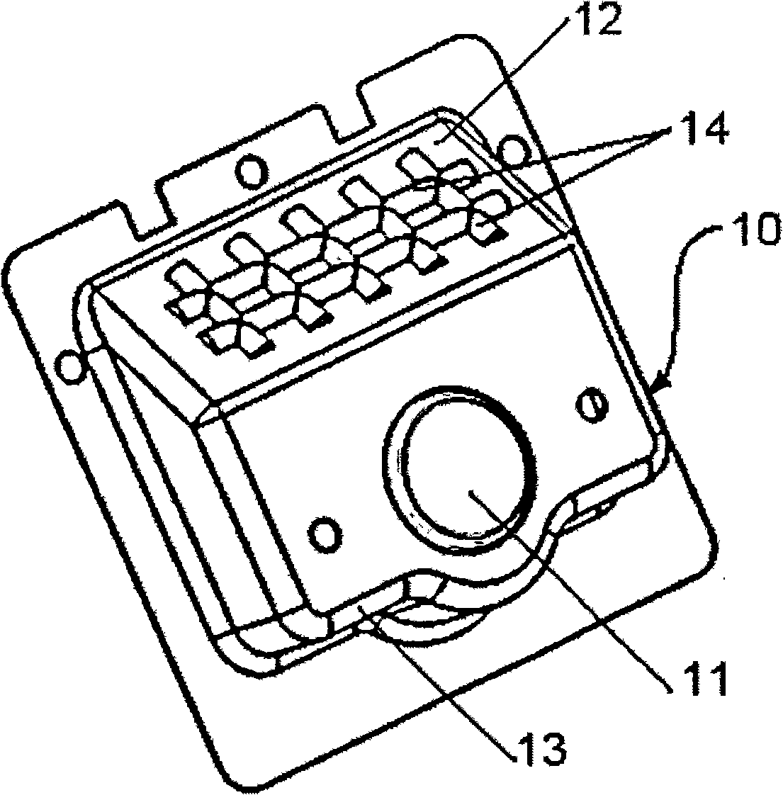 Wave guide structure of microwave oven