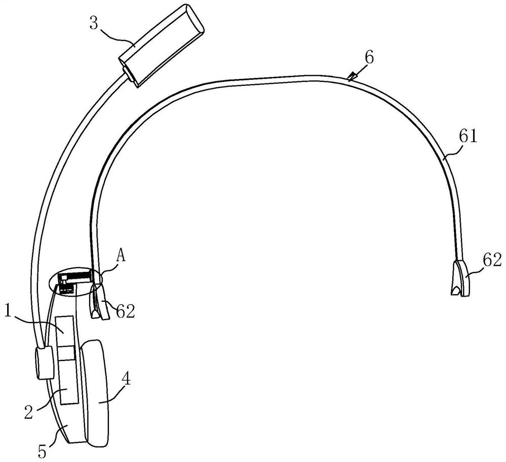 Earphone type computer