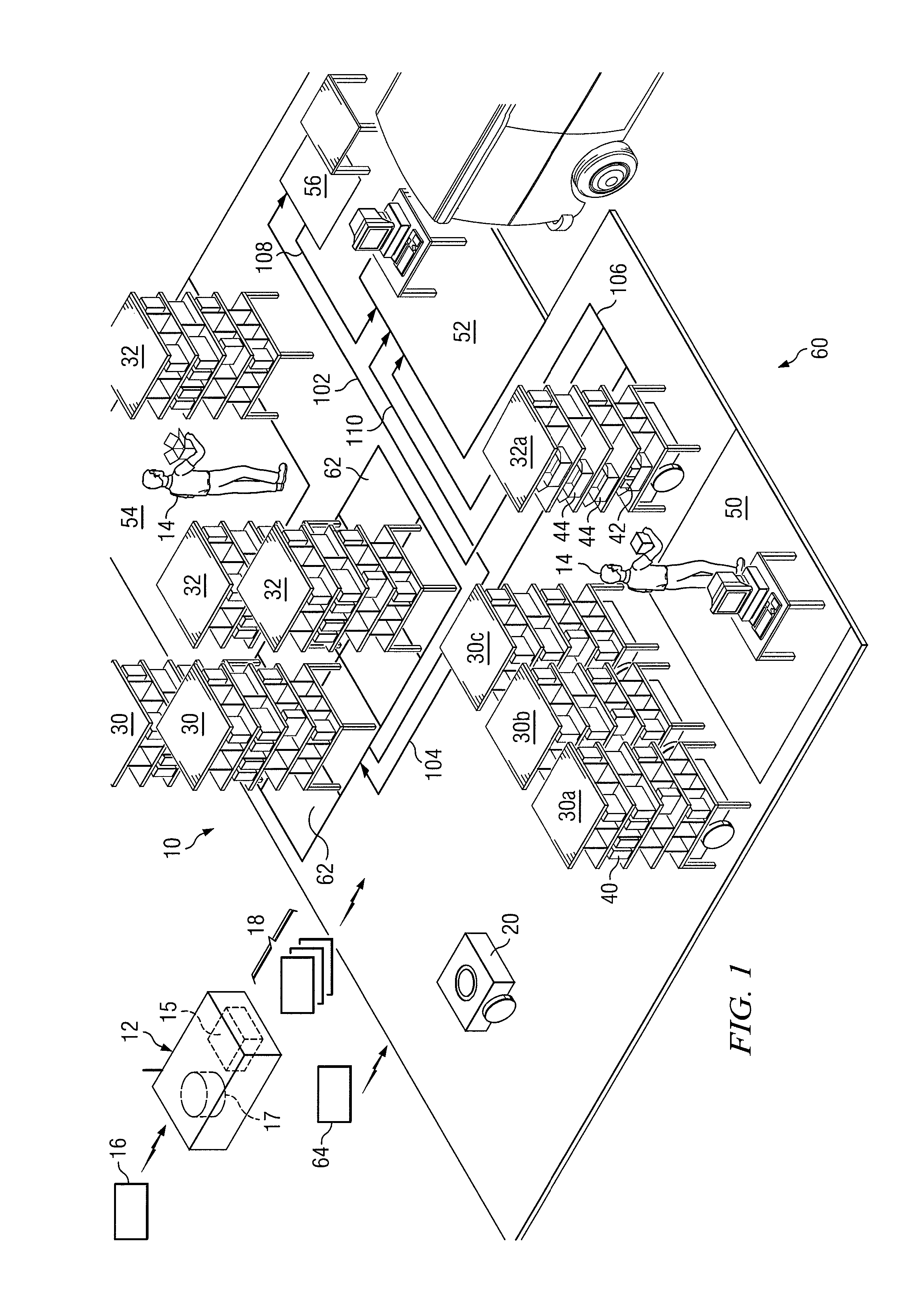 System and method for filling an order