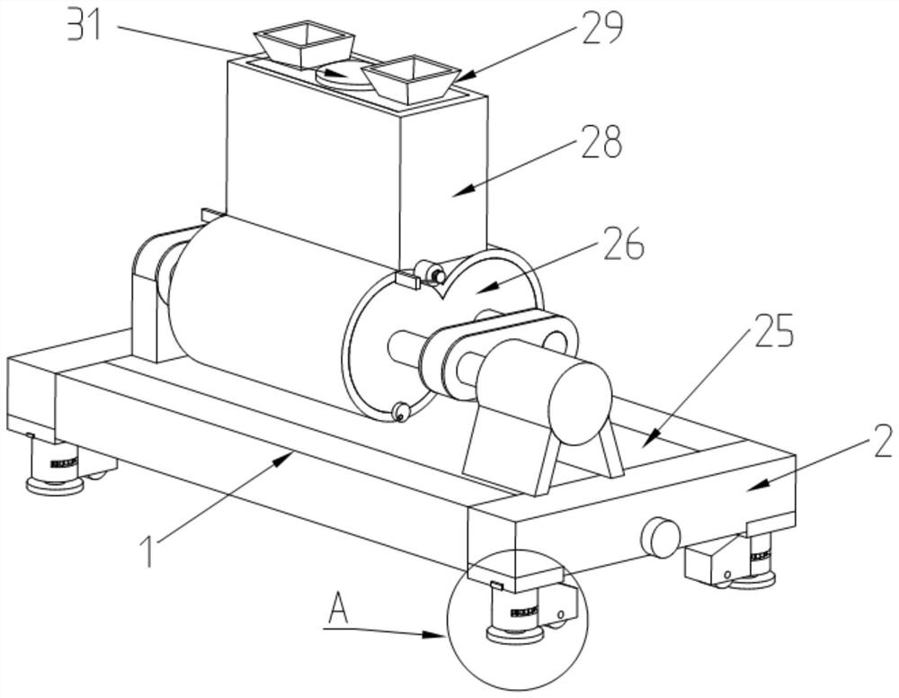 Internal mixer device for rubber processing