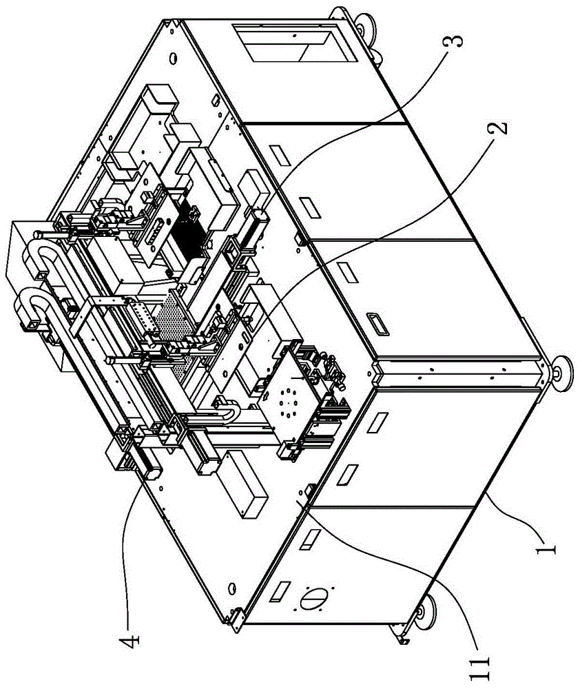 Auto-feeder of integrating matched code spraying machine equipment