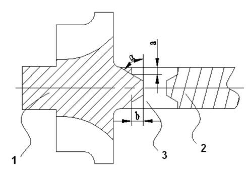 Method for connecting titanium-aluminum alloy turbine with 42CrMo steel shaft