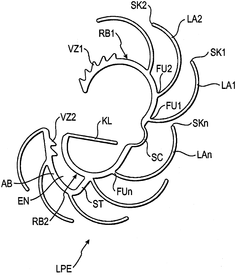 Refrigeration appliance, and positioning element for an elongate component