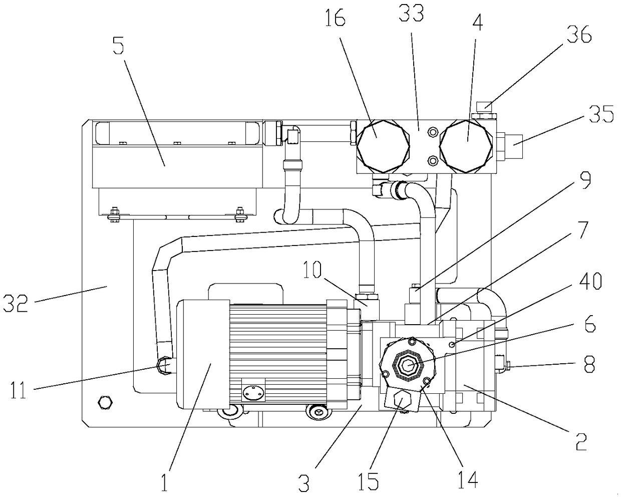 An air compressor for new energy vehicles